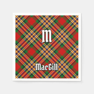 Serviette En Papier Clan MacGill Tartan Napkins