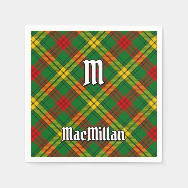 Serviette En Papier Clan MacMillan Tartan (Devant)