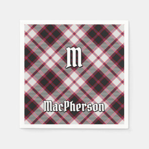 Serviette En Papier Clan MacPherson Chasse Tartan Napkins