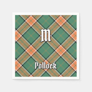 Serviette En Papier Clan Pollock Tartan Napkins