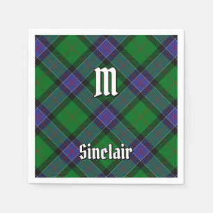 Serviette En Papier Clan Sinclair Chasse Tartan