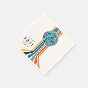 Serviette En Papier Classe 0f 2024 Dernier Dance Retro Graduation Part