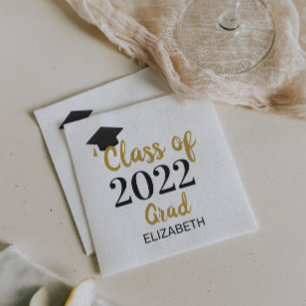 Serviette En Papier Classe De 2022 Nom
