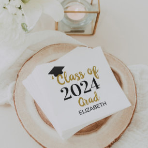 Serviette En Papier Classe De 2024 Nom
