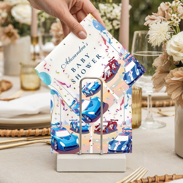 Serviette En Papier Classic Car Baby Celebration (Créateur téléchargé)
