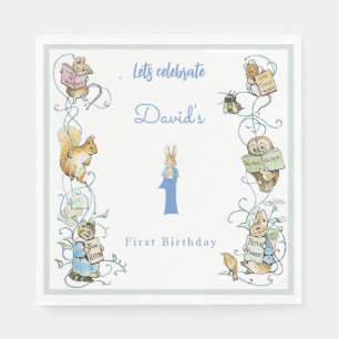 Serviette En Papier Classic Peter le lapin Beatrix Potter Anniversaire