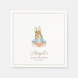 Serviette En Papier Classic Pierre le Baby shower lapin
