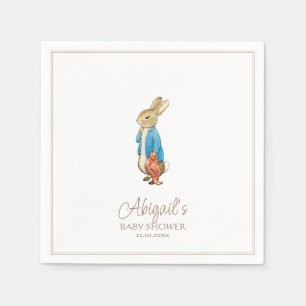 Serviette En Papier Classic Pierre le Baby shower lapin