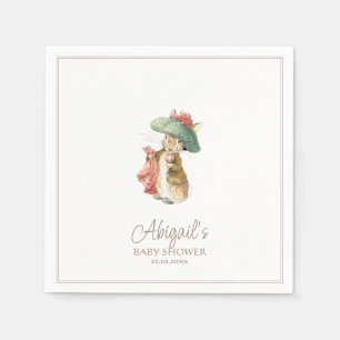 Serviette En Papier Classic Pierre le Baby shower lapin