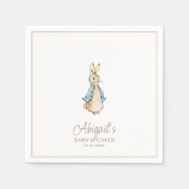 Serviette En Papier Classic Pierre le Baby shower lapin