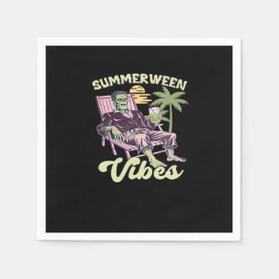 Serviette En Papier Classique d'Halloween de Summerween Vibes