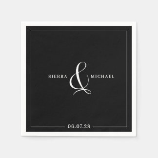 Serviette En Papier Classique formelle Anniversaire personnalisé ou Ma