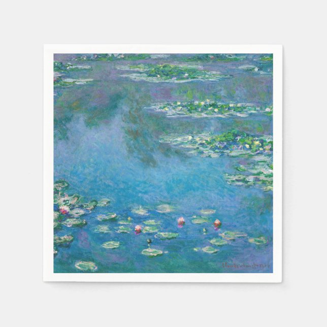 Serviette En Papier Claude Monet (Devant)