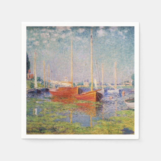 Serviette En Papier Claude Monet - Argenteuil (Devant)