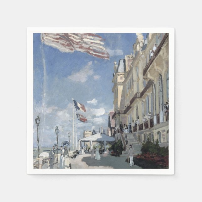 Serviette En Papier Claude Monet Hôtel des Roches Noires, Trouville (Devant)