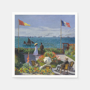 Serviette En Papier Claude Monet - Jardin de Sainte-Adresse