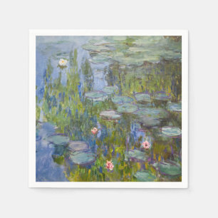 Serviette En Papier Claude Monet Nymphéas 1915 Art Impressionniste