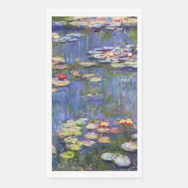 Serviette En Papier Claude Monet - Nymphéas / Nymphéas (Devant)