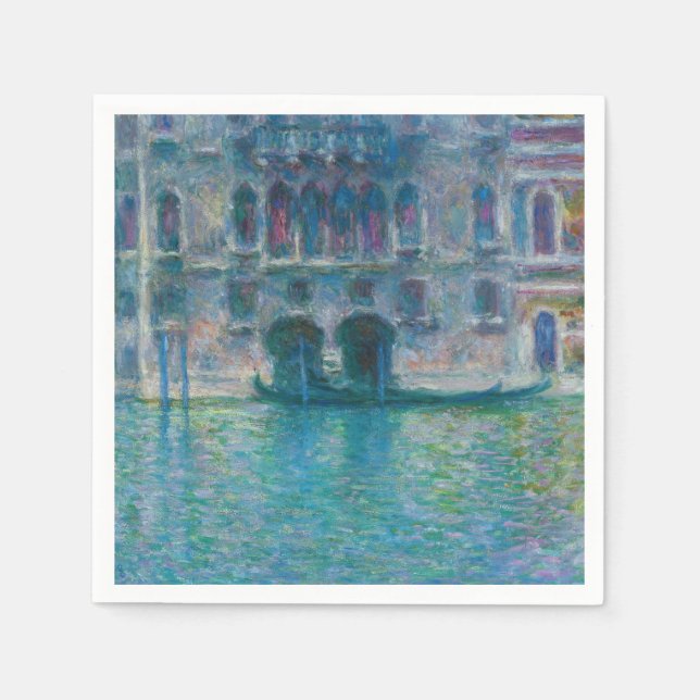 Serviette En Papier Claude Monet - Palazzo da Mula (Devant)