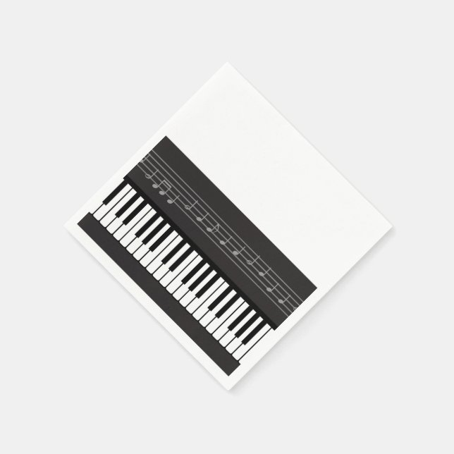 Serviette En Papier Clavier pour piano (Coin)