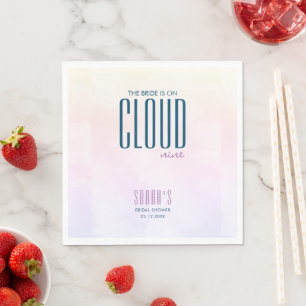 Serviette En Papier Cloud Neuf élégante Fête des mariées Pastel