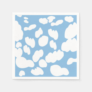 Serviette En Papier Clouds Blue Sky Clouds Party
