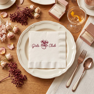 Serviette En Papier Club de filles