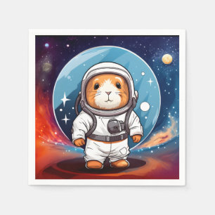 Serviette En Papier Cochon d'Inde dans l'Espace