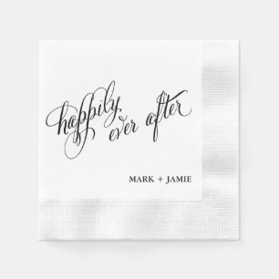 Serviette En Papier Cockail Napkin : Joyeux Après