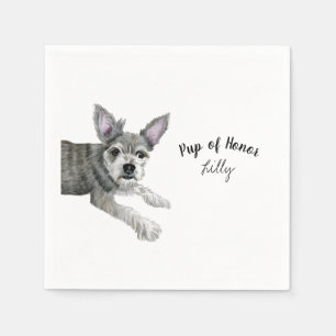Serviette En Papier Cocktail de chien serviettes