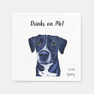 Serviette En Papier Cocktail de chien serviettes