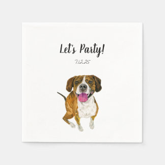 Serviette En Papier Cocktail de chien serviettes