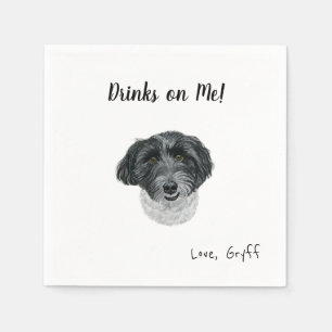 Serviette En Papier Cocktail de chien serviettes