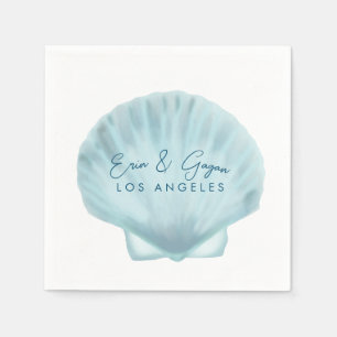 Serviette En Papier Cocktail de mariage sur la plage
