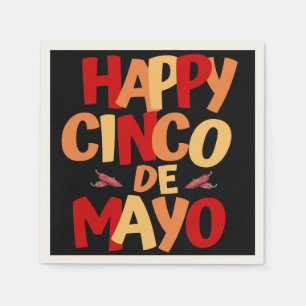 Serviette En Papier Cocktail du Cinco de Mayo Party Napkin
