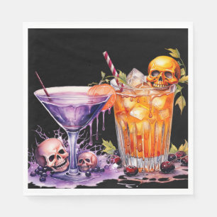 Serviette En Papier Cocktail Halloween