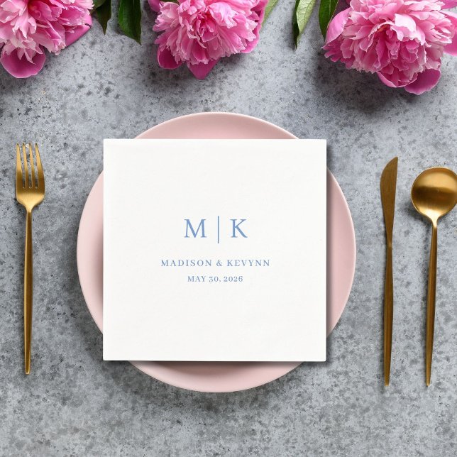 Serviette En Papier Cocktail Mariage personnalisé serviettes (Créateur téléchargé)