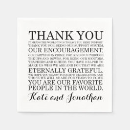 Serviette En Papier Cocktail mariage Serviettes personnalisées