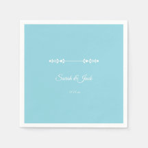 Cocktail Moderne Bleu Clair & Blanc