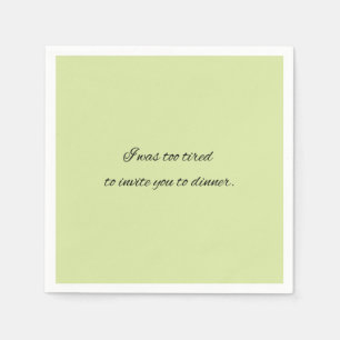 Serviette En Papier Cocktail napkin drôle citron vert fête