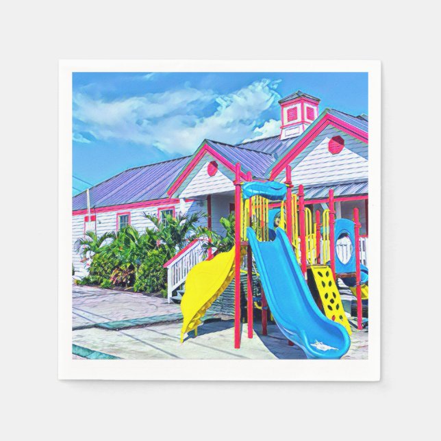 Serviette En Papier Cocktail Napkin - Hope Town Primary School 2- 2021 (Devant)