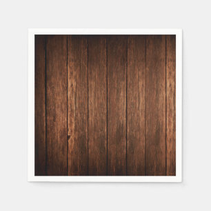Serviette En Papier Cocktail Papier Napkin Grange Bois Pays Rustique
