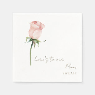 Serviette En Papier Cocktail personnalisé À notre maman