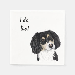 Serviette En Papier Cocktail personnalisé chien Napkin