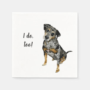 Serviette En Papier Cocktail personnalisé chien Napkin