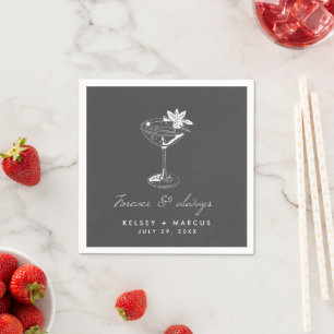 Serviette En Papier Cocktail toujours Mariage