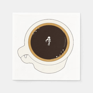 Serviette En Papier Coffee Cup Diver