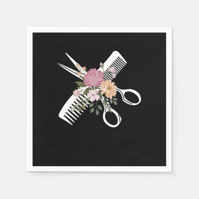 Serviette En Papier Coiffeuse (Devant)