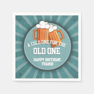Serviette En Papier Cold One pour la fête d'Anniversaire