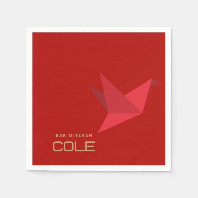 Serviette En Papier Cole Bar Mitzvah (Devant)